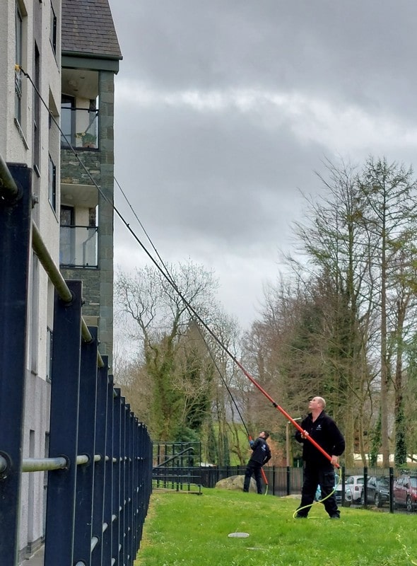 4 Story Commercial Window Cleaning Keswick